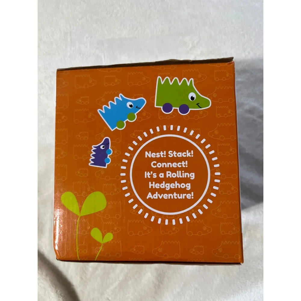 Fat Brain Toys Hiding Hedgehogs Sealed Nesting Stacking Toddler Toy 18M+